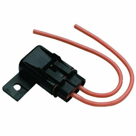 SEACHOICE Fuse Holder, 0 to 30A Amp Range, Wire Leads, Automotive Fuse Type 12671
